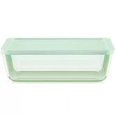 Pyrex® Simply Store® Tinted 11-cup Rectangle Storage with Green Plastic Lid
