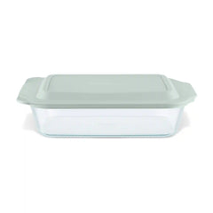 Pyrex® Deep 7 x 11" Rectangle Glass Baking Dish with Sage Green Lid